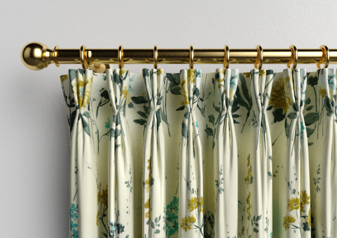 Wild Meadow, Pistachio - Made to Measure Curtains - Image 11